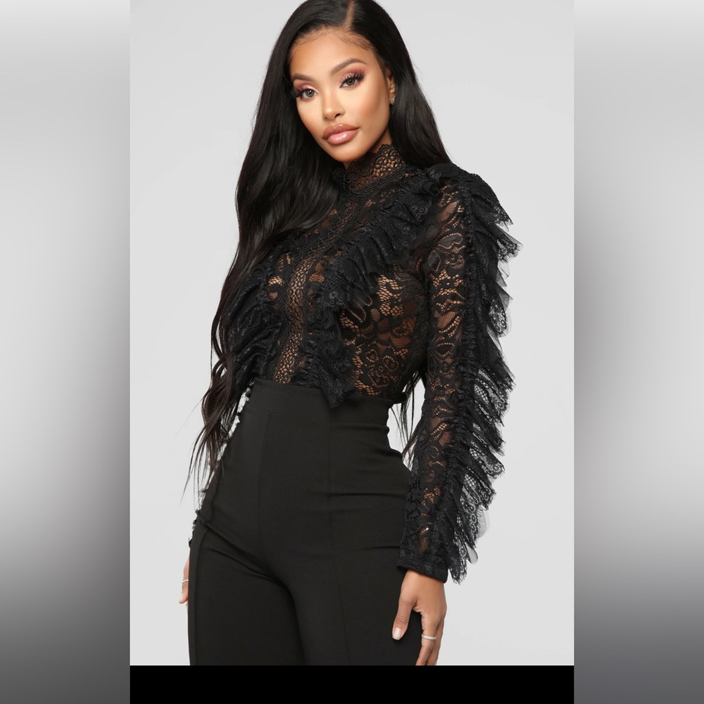 Lace top jumpsuit